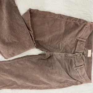 MOTHER Bell Bottom Velvet Jeans (27)